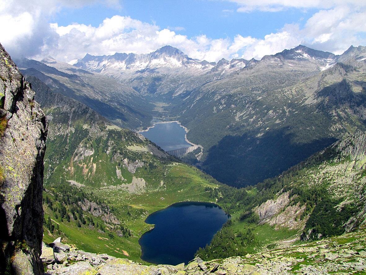 Vista della val di Fumo